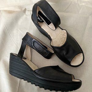 Fly London Sandals with Ankle Strap Size 40